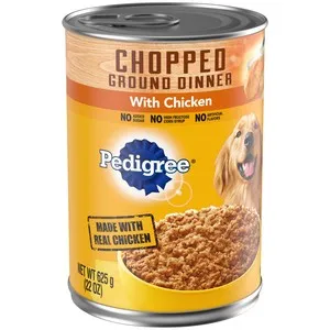 12/22oz Pedigree Traditional Ground Dinner Chopped Chicken - Health/First Aid